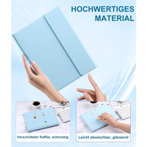 Vobafe iPad Air 11" i 10.9" Futrola s tipkovnicom, 7 boja pozadinskog osvjetljenja i trackpadom