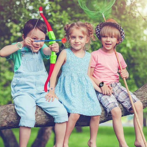 SOCICO Gyerek Digitális Óra Fiúknak Lányoknak 3-10 év Vízálló Sportóra LED Világítás Riasztás Stopper Ajándék Rózsaszín