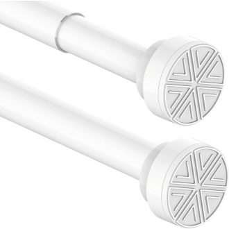   Aiitomg Rozsdamentes Teleszkópos Zuhanyfüggöny Rúd 73-175 cm, Fúrás Nélkül