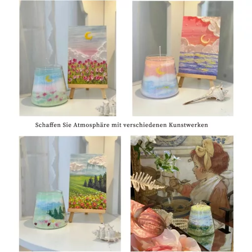 Scentoria Gyertya Homok Rózsaszín 800g DIY Gyertyakészítéshez Kanóccal