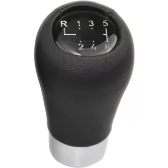  Amazleer 6 Sebességes Váltógomb – Fekete, Univerzális BMW-hez (1, 3, 5, 6 Sorozat, X1, X3, X5, E60–E84)