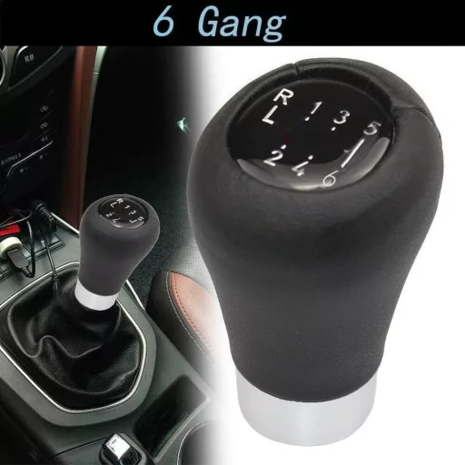 Radiaca páka Amazleer 6-stupňová – čierna, univerzálna pre BMW (séria 1, 3, 5, 6, X1, X3, X5, E60–E84)