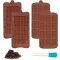 FINEASY Set de 4 forme din silicon pentru ciocolată, fără BPA, reutilizabile