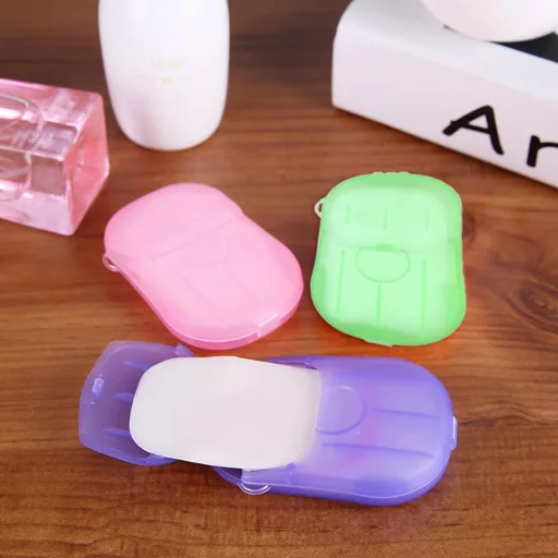 Ruikcoll Papír Szappan 240 Lap - Utazáshoz, Kempinghez, Hordozható