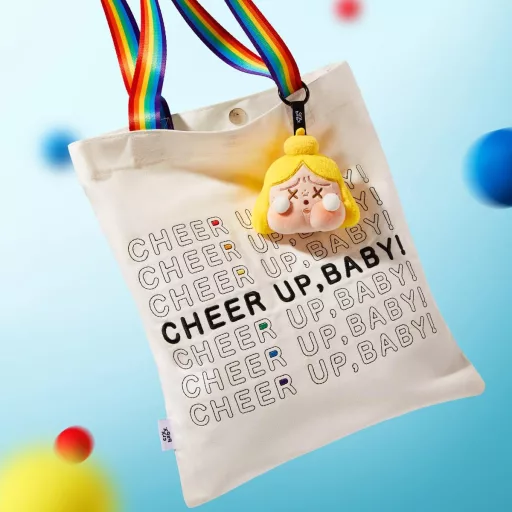 POP MART Crybaby Cheer UP plišana viseća figura, kolekcionarska igračka