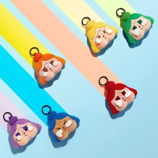 POP MART Crybaby Cheer UP plüss függő figura gyűjtői játék