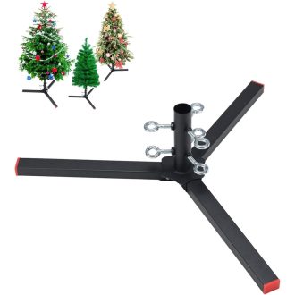   Stojan na vianočný stromček DAKEPOLE do priemeru 30 mm, stabilný čierny držiak na kmeň vianočného stromčeka