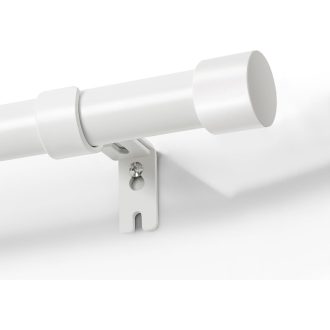   Joydeco DEY2A Állítható Fehér Függönykarnis 81-198 cm Alumínium Végzáróval