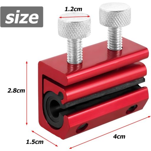 Ungător dublu roșu pentru cabluri de motocicletă Adunsiaoto