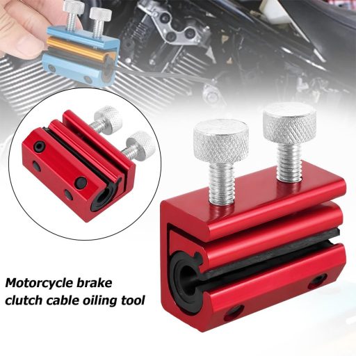 Ungător dublu roșu pentru cabluri de motocicletă Adunsiaoto