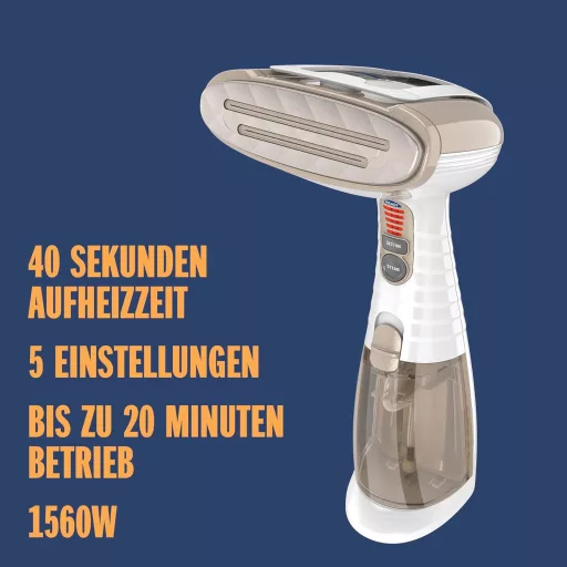 Conair Turbo ExtremeSteam gőzölő 5 fokozattal, 25g/perc teljesítmény, gyors felmelegedés