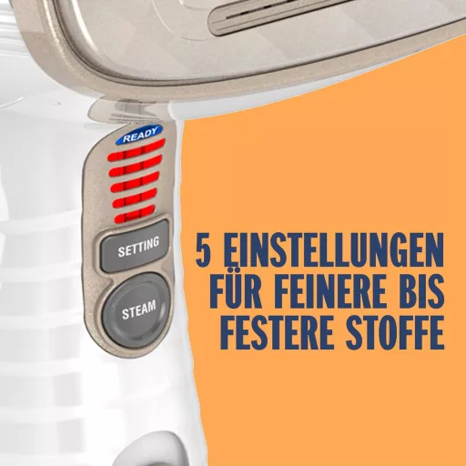 Conair Turbo ExtremeSteam gőzölő 5 fokozattal, 25g/perc teljesítmény, gyors felmelegedés