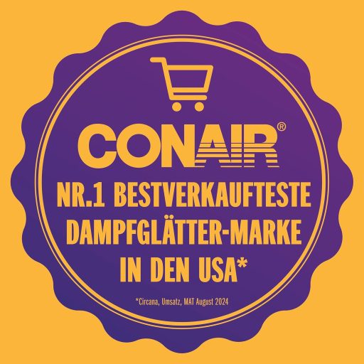 Conair Turbo ExtremeSteam gőzölő 5 fokozattal, 25g/perc teljesítmény, gyors felmelegedés