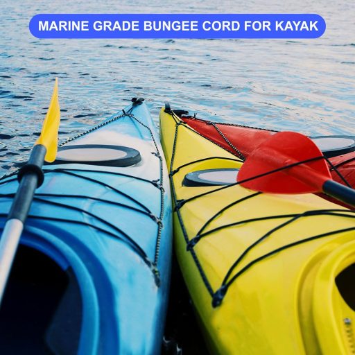 PATIKIL Bungee Shock Cord 12mm x 15m Poliészter Rugalmas Kötél Kajak Sátor Terhelésrögzítéshez