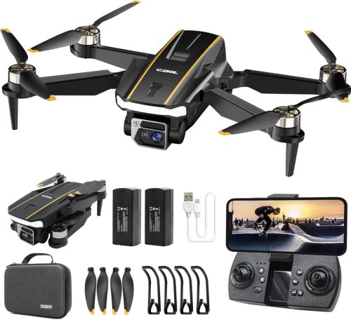 Dronă CHUBORY A68 cu cameră 2K HD, WiFi FPV Quadcopter, motor puternic fără perii, menținere automată a altitudinii, flip 3D, pliabilă, urmărire