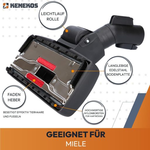 Kenekos univerzális porszívó fej Miele porszívóhoz - összes modellhez kompatibilis