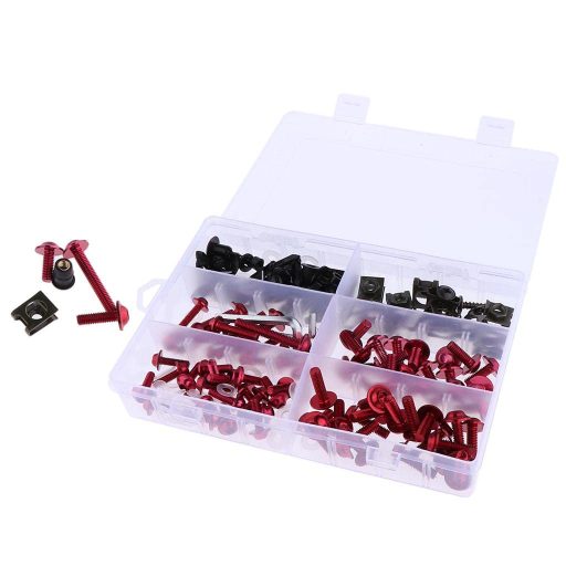 Set Șuruburi Carenaj Motocicletă Adunsiaoto Albastru - Șuruburi și Piulițe Fixare Parbriz