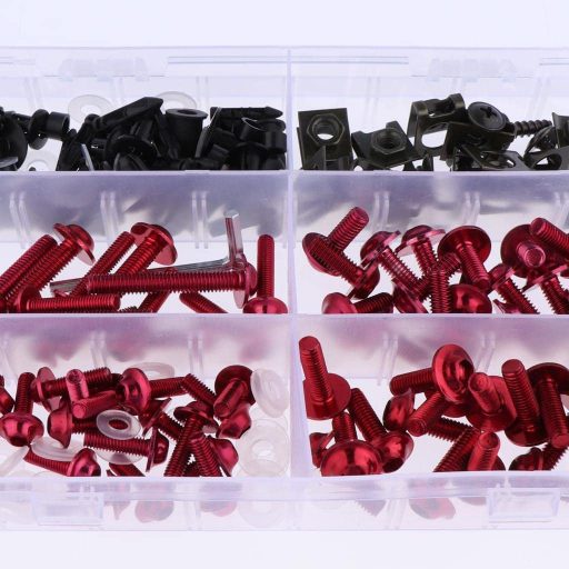 Set Șuruburi Carenaj Motocicletă Adunsiaoto Albastru - Șuruburi și Piulițe Fixare Parbriz