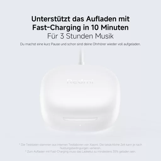 Căști wireless Xiaomi Redmi Buds 6 Play, baterie de 36 de ore, anularea zgomotului