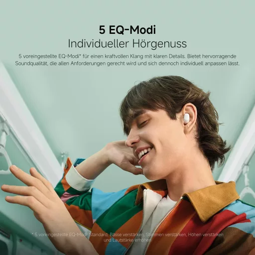 Căști wireless Xiaomi Redmi Buds 6 Play, baterie de 36 de ore, anularea zgomotului