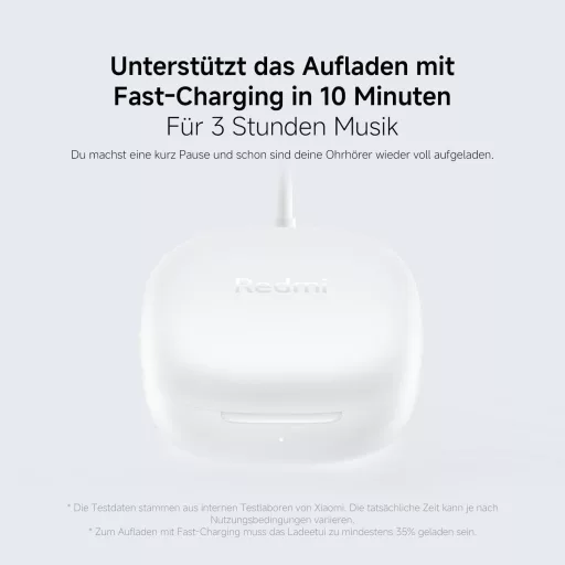 Xiaomi Redmi Buds 6 Play vezeték nélküli fülhallgató, 36 órás akkumulátor, zajszűrés