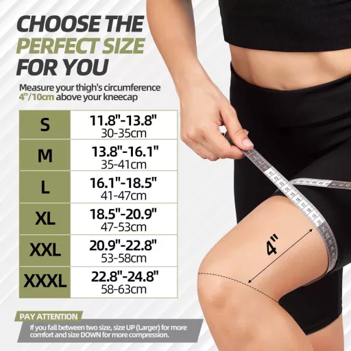 Lexniush Térdrögzítő Pár Nőknek és Férfiaknak, Állítható Kompressziós Támogatás Sérülésekhez