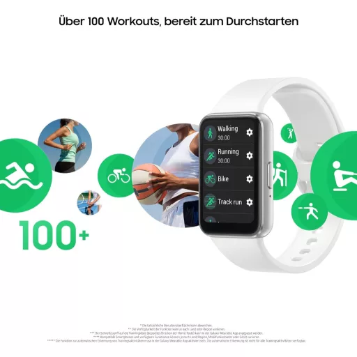 Samsung Galaxy Fit3 Ezüst Okosóra Fitness Tracker Aktivitásmérő