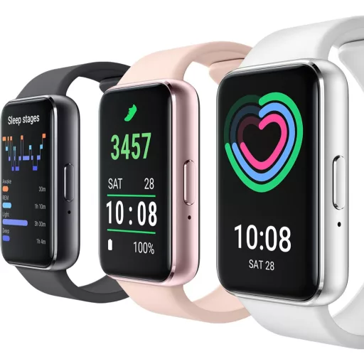 Samsung Galaxy Fit3 Ezüst Okosóra Fitness Tracker Aktivitásmérő
