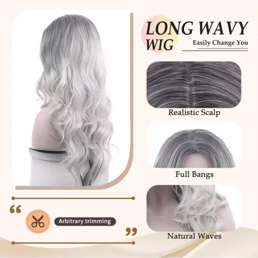 Halloweensky kostým HEYIDAMAI, 9-dielna súprava, dámska parochňa s doplnkami a maskou