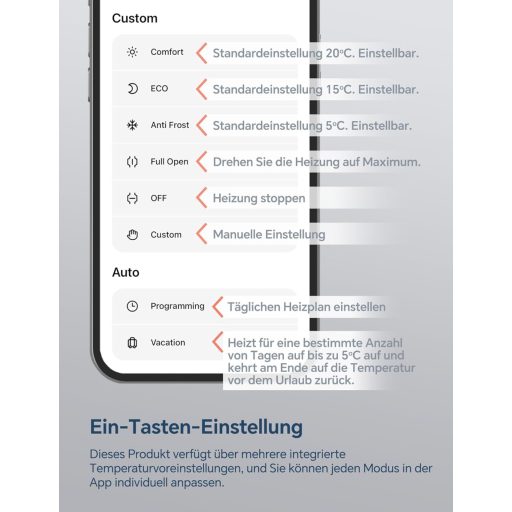 BEOK CONTROLS WiFi Radiátor Termosztát TRV-705 Okos Fűtésvezérlő Digitális Szabályozó Tuya App Google Alexa Kompatibilis