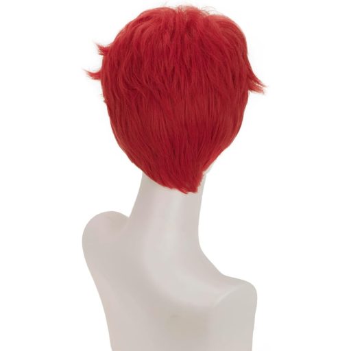 YEESHEDO Anime Cosplay Piros Paróka Uniszex Rövid Szintetikus Kirishima Eijiro Jelmez Parti Farsang