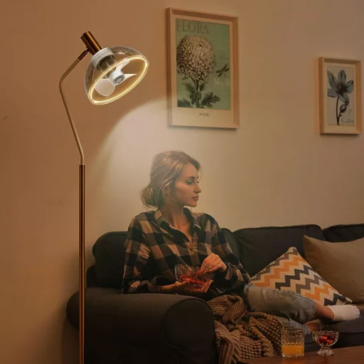 ZOTOYI E27 LED mennyezeti lámpa ventilátor távirányítóval, 1700 lm