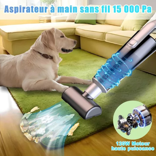 Mini Aspirator Portabil Civetes Negru - Dispozitiv de Curățare Compact