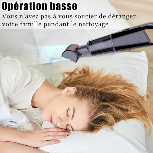 Mini Aspirator Portabil Civetes Negru - Dispozitiv de Curățare Compact