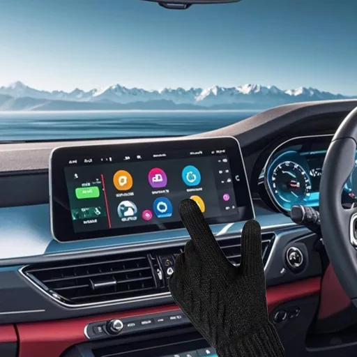 XDGBGFN téli kesztyű meleg kötött touchscreen kesztyű kerékpározáshoz síeléshez