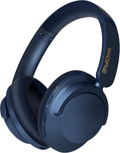Căști Wireless 1MORE SonoFlow Pro - Sunet LDAC Hi-Res, Anulare Activă a Zgomotului, Autonomie 100 Ore, Încărcare Rapidă, Bluetooth 5.4, Albastru