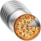 GOMETY 6 darabos rozsdamentes acél pizza sütőtálca szett 20 cm