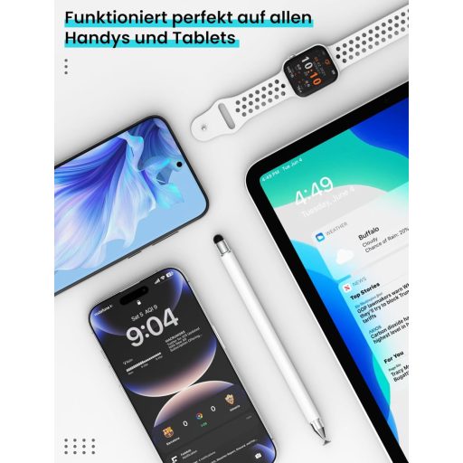 MEKO 3az1-ben mágneses stylus toll iPhone iPad Samsung Huawei Xiaomi érintőképernyőhöz