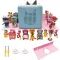 Raft magnetic Chedin Tonie - Sistem de depozitare de perete roz pentru 20 de figurine și cutii Tonie, organizator pentru camera copiilor, raft metalic în stil industrial T