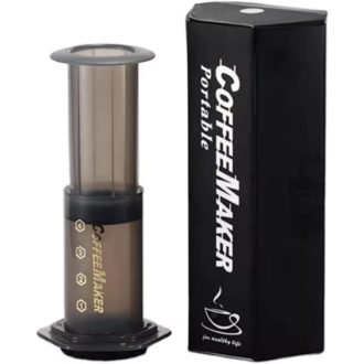   Genérico 240ml Hordozható Kávéprés Szürke - Elektromosság Nélkül, Otthonhoz és Irodához