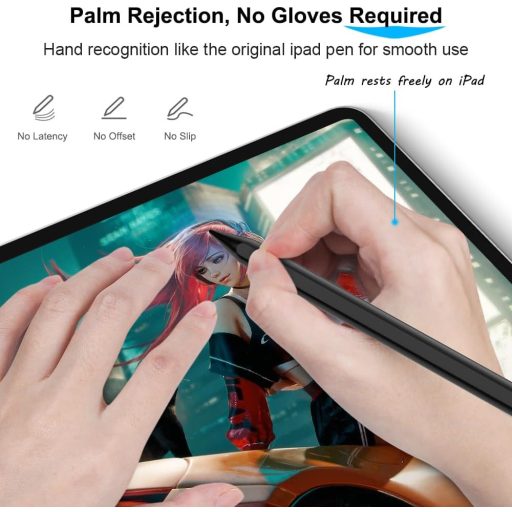 KIROSA Pencil Generația a 2-a, stylus iPad cu încărcare USB-C, detectare a înclinării și respingere a palmei