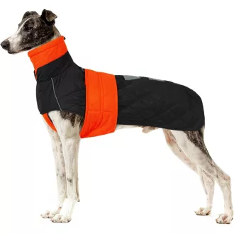   PUMYPOREITY Haină de iarnă pentru ogari XXXL, impermeabilă, din fleece, roșie