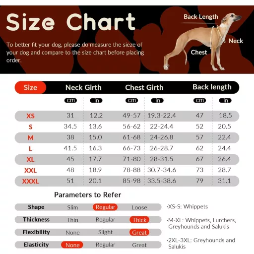 PUMYPOREITY Greyhound Téli Kabát XXXL Vízálló Polár Kutyaruha Piros