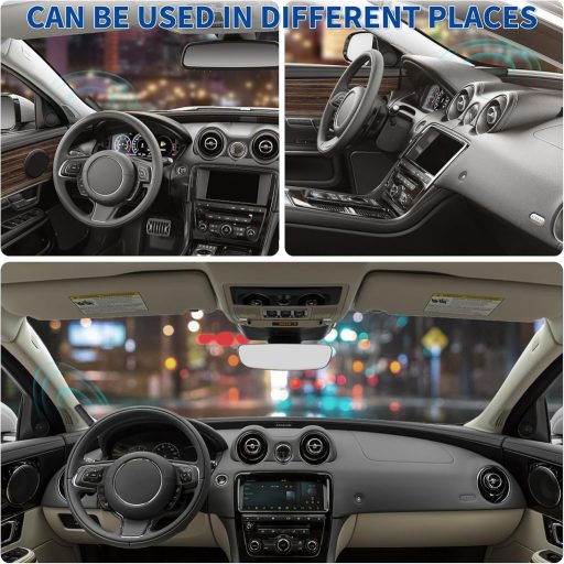 Antenă auto DAB+ Eightwood cu adaptor SMA, prindere pe parbriz cu adeziv, cablu de 3m, pentru Pioneer, Kenwood, Alpine