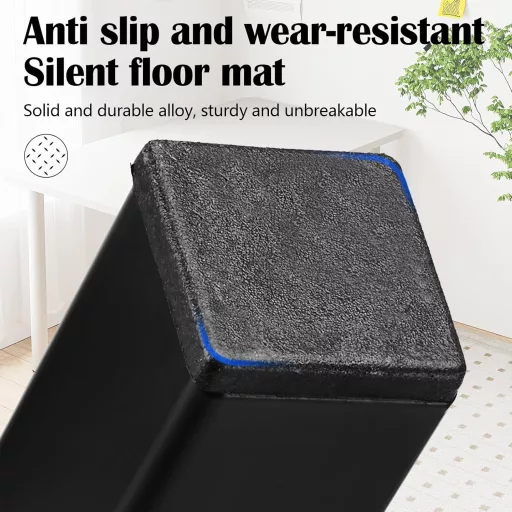 BONJUME 4 db fém asztalláb 60 cm összecsukható bútor láb fekete