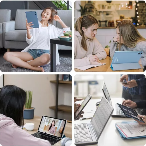 BIEGEDY B22 10" Tablet Android 14 Octa-Core, 20GB RAM, 128GB Tárhely, 5G WiFi, Bluetooth 5.0, 6000mAh Akkumulátor, Billentyűzettel és Egérre