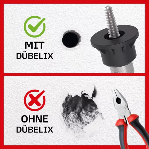 Dübelix Dübelkivonó Adapter Fúrócsavarberendezéshez - Sérülésmentes Falhoz