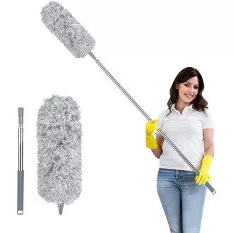   Aspirator telescopic Fogray cu prelungire și aplicator moale din silicon pentru îndepărtat pânzele de păianjen