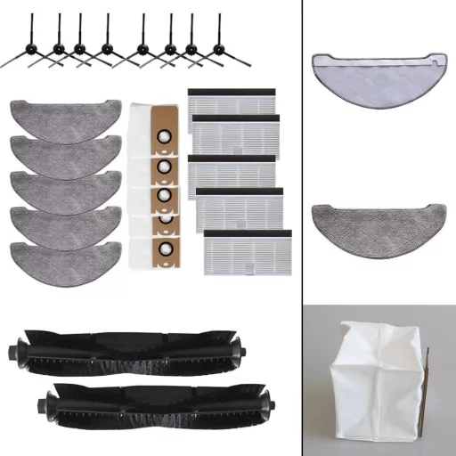 Set de accesorii pentru aspiratoare robot CookiBlend Laresar L6 Pro și Ultenic T10