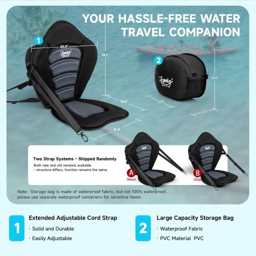 Trymaker Univerzális SUP Ülés Állódeszkához, Állítható Kajak Ülés Paddleboard-hoz